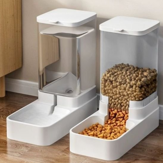 DISTRIBUTEUR CROQUETTE ET EAU CHAT | GRAVITĂ - Leschamour