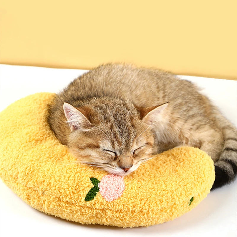 coussin-pour-chat-jaune