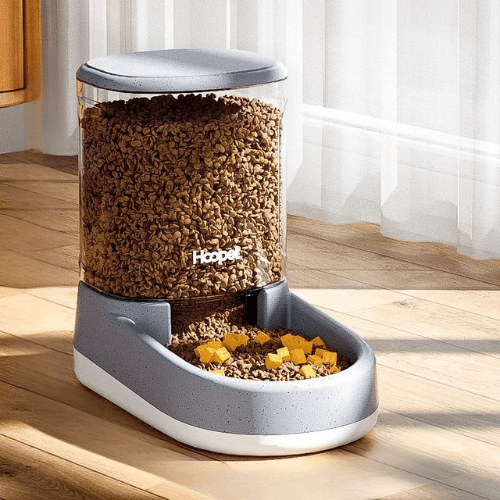 DISTRIBUTEUR CROQUETTE CHAT | CROQUETTES ET EAU - Leschamour