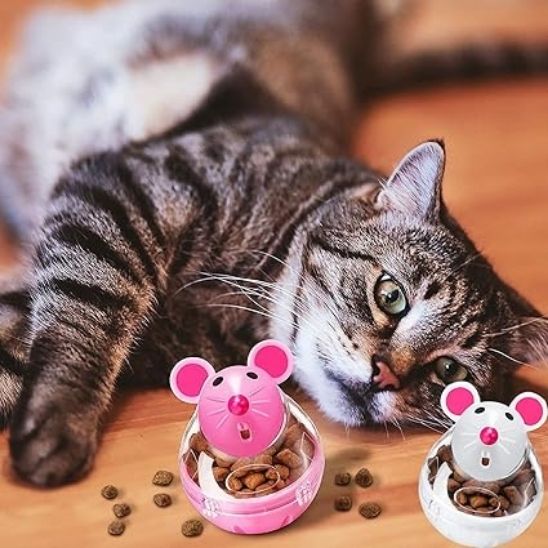 distributeur-croquette-souris-rose-et-blanc-chat