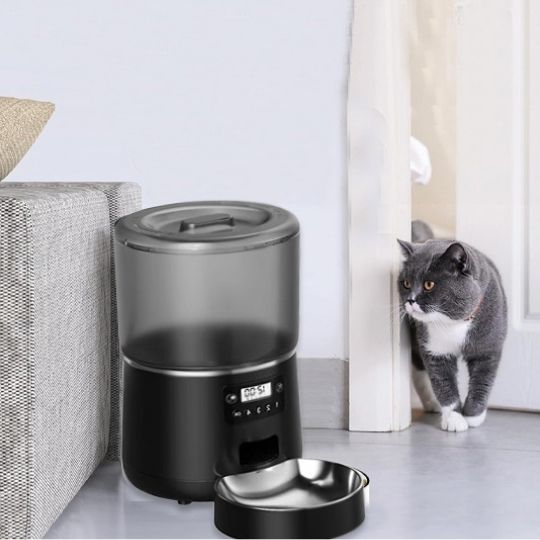 DISTRIBUTEUR DE CROQUETTES AUTOMATIQUE CHAT | 4 L - Leschamour