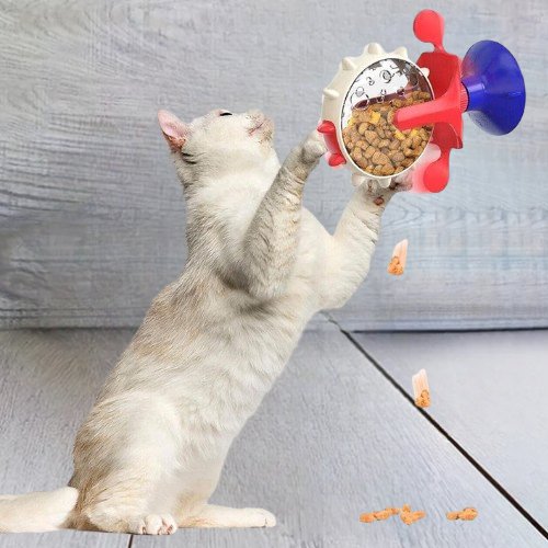 DISTRIBUTEUR DE CROQUETTES POUR CHAT | WHEELCAT™ - Leschamour