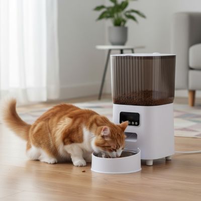 Distributeur-de-nourriture-automatique-pour-chat-design