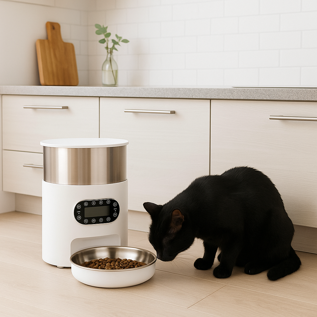 Distributeur nourriture chat automatique 3L