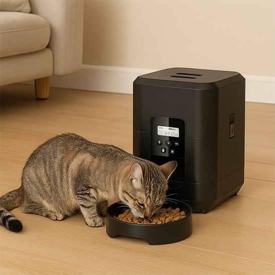 Distributeur nourriture pour chat automatique programmable