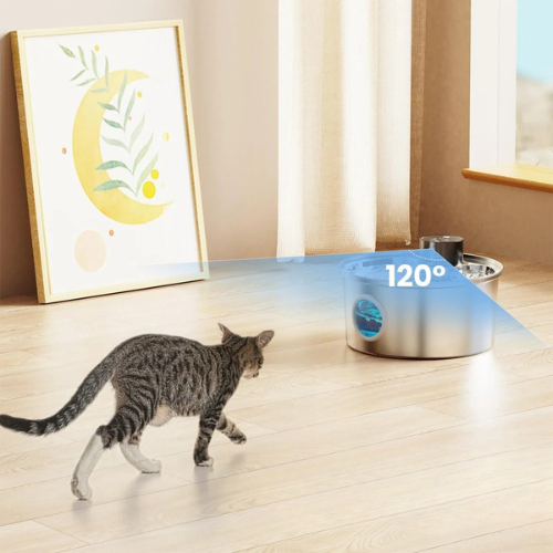 Fontaine-a-eau-chat-sans-fil-rechargeable-capteur