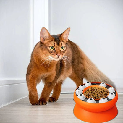 GAMELLE ANTI GLOUTON CHAT | JOUET PUZZLE INTERACTIF - Leschamour