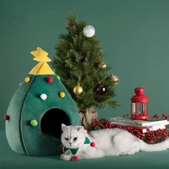 lit-pour-chat-sapin