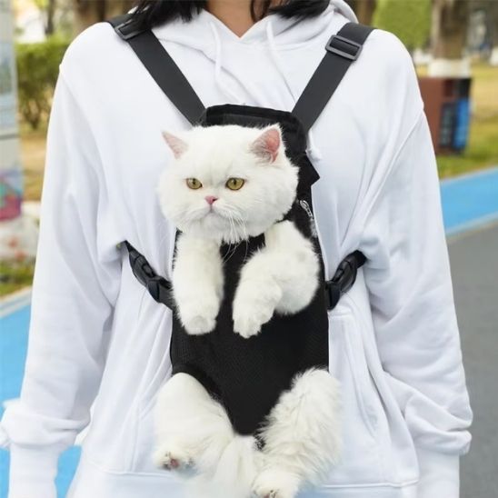 SAC POUR CHAT | EN MAILLE RESPIRANTE - Leschamour